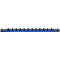 Rail de Support Aimanté pour 12 Douilles 10 mm (3/8 ) - Organisation et Accès Facile - BGS