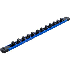 Rail de Support Aimanté pour 12 Douilles 10 mm (3/8 ) - Organisation et Accès Facile - BGS