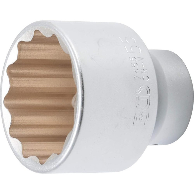 Douille pour Clé 20 mm (3/4 ) - Douze Pans, 55 mm - , Robuste et Précise - BGS