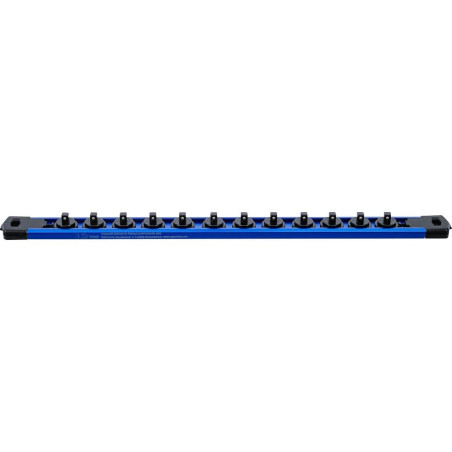 Rail de Support Aimanté pour 12 Douilles 6,3 mm (1/4 ) - Organisation et Accès Facile - BGS