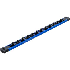 Rail de Support Aimanté pour 12 Douilles 6,3 mm (1/4 ) - Organisation et Accès Facile - BGS
