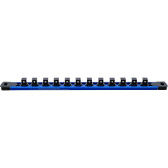 Rail de Support Aimanté pour 12 Douilles 12,5 mm (1/2 ) - Organisation et Accès Rapide - - BGS