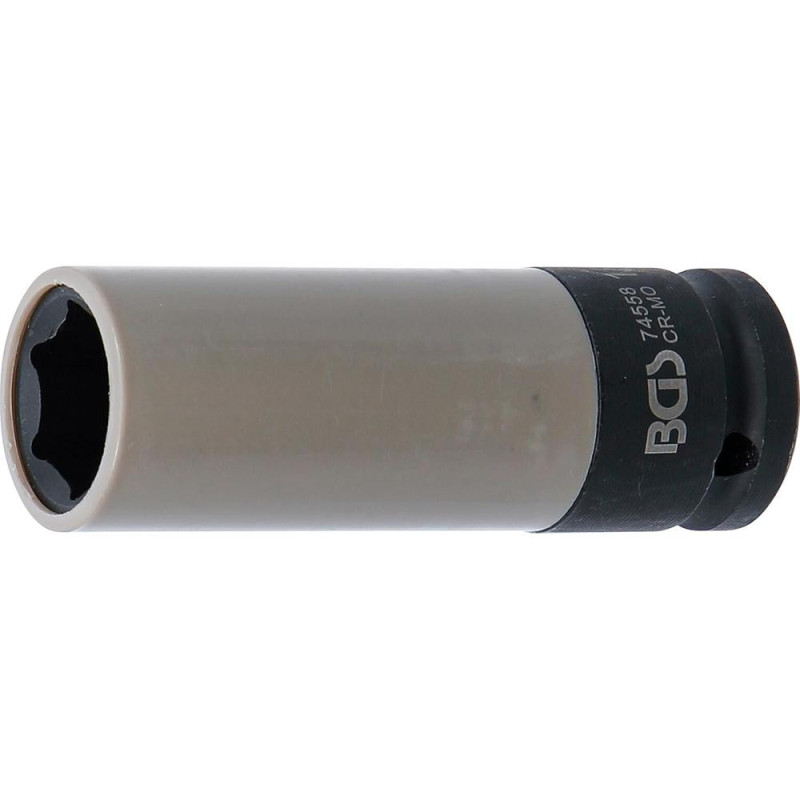 Douille à Choc 12,5 mm (1/2) - 18,5 mm, Protection Intégrée - Résistante et Sécurisée - BGS