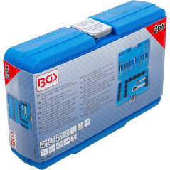 Jeu d Extracteurs de Vis et Casse-Écrous 26 pcs - Douilles à Profil Spiralé - Réparation Facile et Rapide - BGS