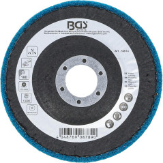 Disque à Polir Ø115 mm - Oxyde d’Aluminium, Grain 180 - Finition Précise et Durable - BGS