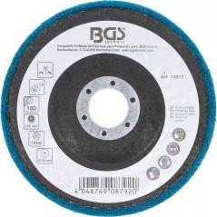 Disque à Polir Ø115 mm - Oxyde d’Aluminium, Grain 240 - Finition Précise et Durable - BGS