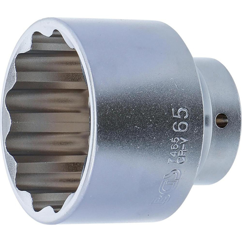 Douille pour Clé Douze Pans 20 mm - 65 mm - Acier Résistant - Usage Professionnel - BGS