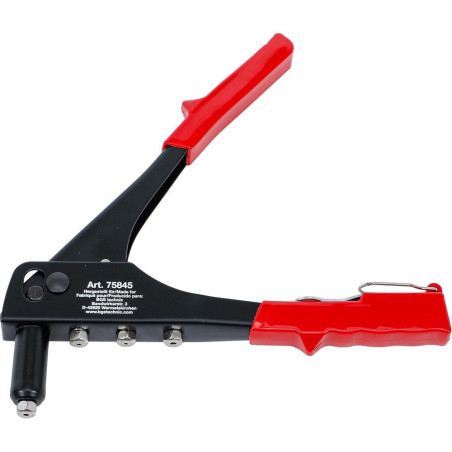 Pince à Riveter 250 mm - 2,4 à 4,8 mm - Précision et Robustesse, Acier - D-Work