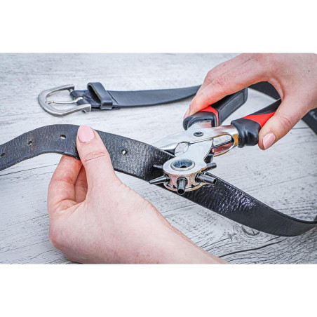 Pince à Poinçonner Exécution Lourde 2-4,5 mm - Acier Robuste - Précision et Durabilité, Plastique - D-Work