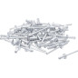 Assortiment de Rivets Pop Ø4 mm - 50 Pièces - Acier, Résistants et Pratiques - - BGS