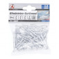 Assortiment de Rivets Pop Ø4 mm - 50 Pièces - Acier, Résistants et Pratiques - - BGS