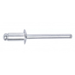 Assortiment de Rivets Pop Ø4 mm - 50 Pièces - Acier, Résistants et Pratiques - - BGS