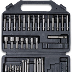 Jeu d Embouts pour Perceuse 6,3 mm (1/4 ) - 41 Pièces - Acier, Résistants et Polyvalents - - BGS