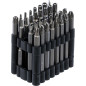 Jeu d Embouts Longs 6,3 mm (1/4) - 32 pcs, Différents Profils - Polyvalence et Précision - D-Work Jeu d Embouts Longs 6,3 mm (1/4) - 32 pcs, Différents Profils - Polyvalence et Précision - D-Work