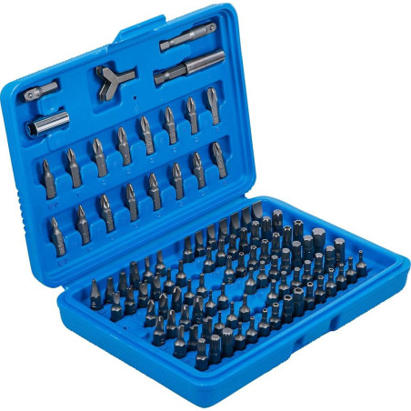 Jeu d'Embouts pour Foreuse 100 pcs - Entraînement Hexagonal 6,3 mm (1/4) - Polyvalent et Pratique - D-Work