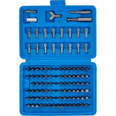 Jeu d’Embouts pour Foreuse 100 pcs - Entraînement Hexagonal 6,3 mm (1/4 ) - Polyvalent et Pratique - BGS