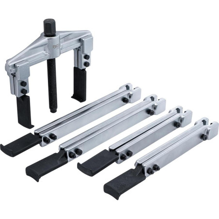 Jeu d Extracteurs 2 Griffes 35-130 mm - 7 pcs - Extraction Facile et Sécurisée - Acier Résistant - D-Work