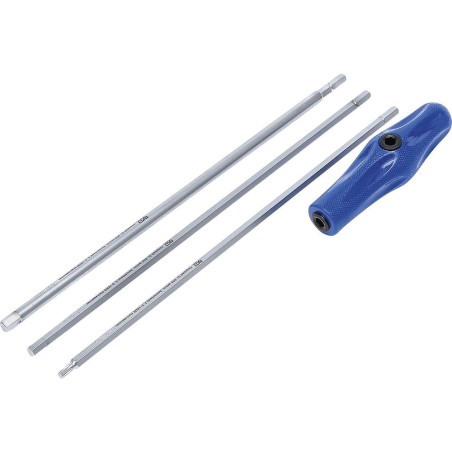 Jeu de 4 Tournevis Profil T Torx - Six Pans Intérieurs - Précision et Confort d Utilisation - D-Work
