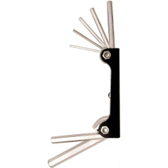 Jeu de Clés Allen 7 pcs 2,5-10 mm - Précision et Polyvalence, Pro, Acier Résistant - D-Work