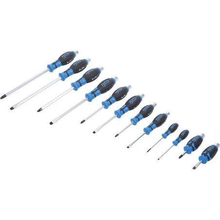 Jeu de Tournevis 12 pcs - Acier, Manche Antidérapant - Polyvalence et Précision, Pro - D-Work