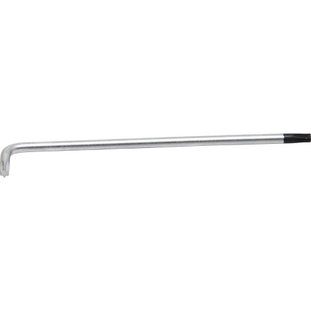 Clé Allen Extra Longue Profil T27 - Torx, Sans Perçage - Précision et Accessibilité, Acier, Zones Difficiles - D-Work