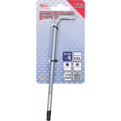 Clé Allen Extra Longue Profil T40 - Torx, Sans Perçage - Précision et Accessibilité - BGS