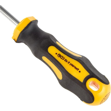 Tournevis Cruciforme PH1 - Lame 80 mm - Précision et Confort d Utilisation, Acier, Zones Difficiles - D-Work