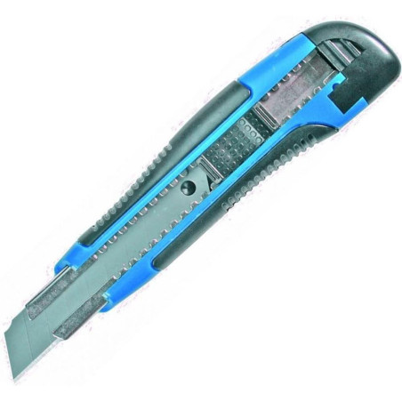 Cutter à Lames 18 mm - Lame Large et Précise - Coupe Facile et Sécurisée - BGS