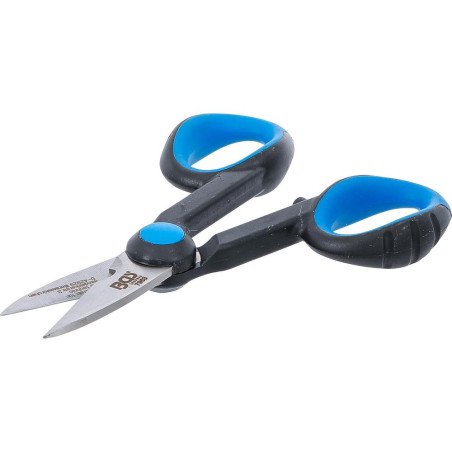 Ciseaux d'Électricien 145 mm - Inox - Précision et Durabilité, Acier, Zones Difficiles - D-Work
