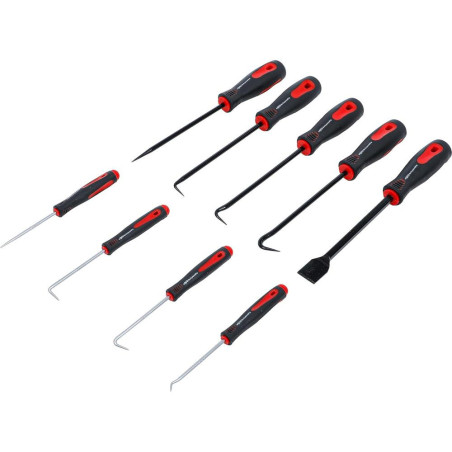 Jeu de Crochets et Aiguilles 9 pcs - Pro - Acier, Précision et Polyvalence - D-Work
