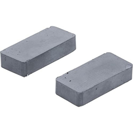 Jeu d’Aimants Céramiques 2 Pièces - Compact 7,2x1,9x10,3 cm - Puissants et Polyvalents - BGS