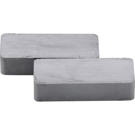 Jeu d’Aimants Céramiques 2 Pièces - Compact 7,2x1,9x10,3 cm - Puissants et Polyvalents - BGS