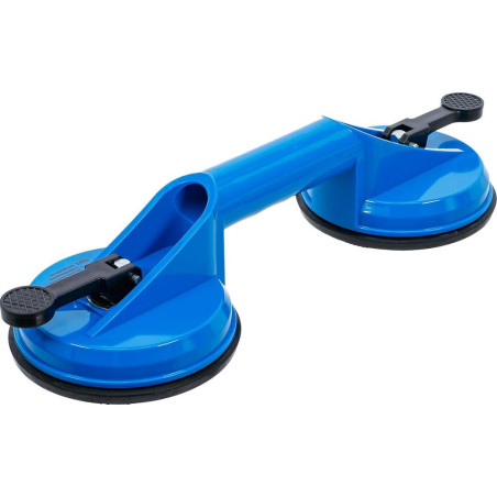 Double Ventouse Caoutchouc Ø120 mm - ABS, 325 mm - Forte Adhérence et Prise Sécurisée - BGS