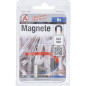 Jeu d’Aimants Extrapuissants Ø8 mm - 6 Pièces - Forte Attraction Magnétique - - BGS
