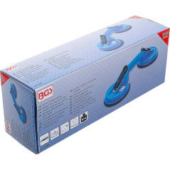 Double Ventouse Caoutchouc Ø120 mm - ABS, 325 mm - Forte Adhérence et Prise Sécurisée - BGS
