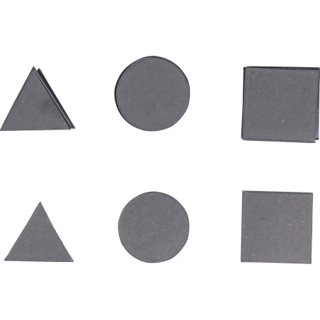 Jeu d’Aimants Flexibles 30 Pièces - Compact et Polyvalent - Fixation Facile et Réutilisable - BGS