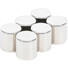 Jeu d'Aimants Extrapuissants D.9,5 mm - 6 pcs - Forte Adhérence et Polyvalence, Pro - D-Work