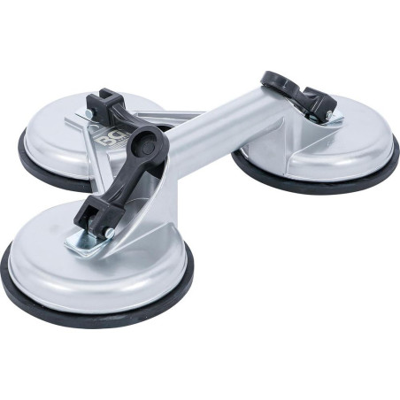 Triples Ventouses Mini D.115 mm - Prise Forte et Polyvalente, Aluminium - D-Work