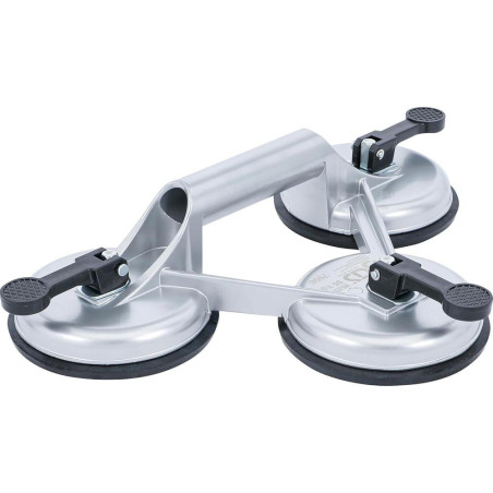 Triples Ventouses Mini Ø115 mm - Aluminium - Prise Forte et Polyvalente - BGS