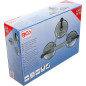 Triples Ventouses Mini Ø115 mm - Aluminium - Prise Forte et Polyvalente - BGS