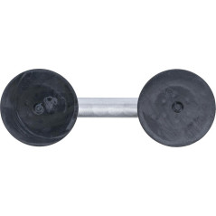 Ventouse Double D.115 mm - Forte Adhérence et Résistance, Aluminium - D-Work