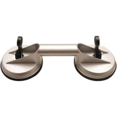 Ventouse Double Ø115 mm - Aluminium - Forte Adhérence et Résistance - - BGS