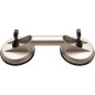 Ventouse Double Ø115 mm - Aluminium - Forte Adhérence et Résistance - - BGS