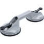Ventouse Double Ø115 mm - Aluminium - Forte Adhérence et Résistance - - BGS