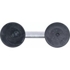 Ventouse Double Ø115 mm - Aluminium - Forte Adhérence et Résistance - - BGS
