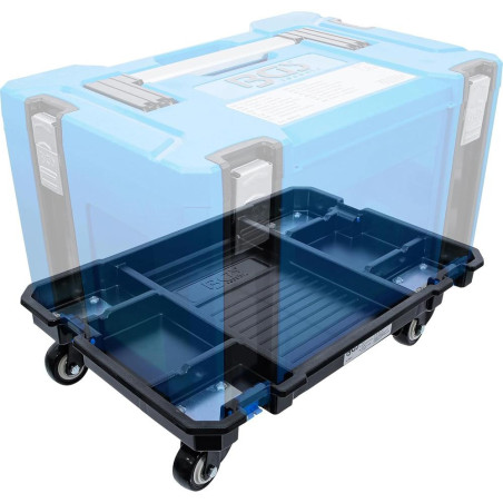 Coffre Système Chariot de Visite 33,3 x 10,8 x 46,6 cm - Sécurité et Accessibilité Facile, Acier Robuste - D-Work