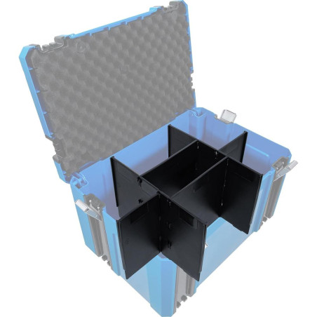 Séparateur de Compartiment Taille L - Organisation Optimale pour Coffre Système, Plastique - D-Work