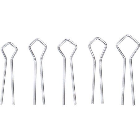 Inserts d’Étrier pour Outil d’Insertion de Profilés de Vitres - Dimensions 39x13x57 mm - Compatible Art. 8002 - Précision - BGS
