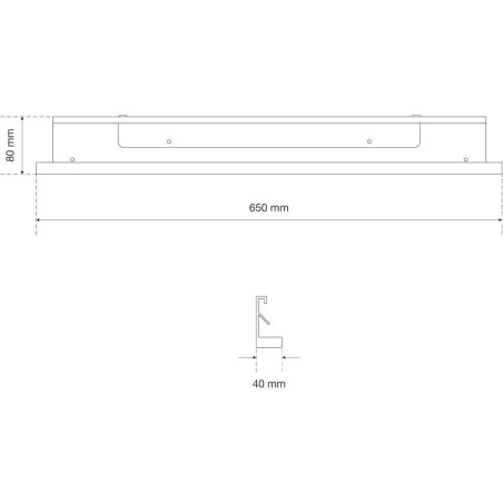 Couvercle de Protection pour Éclairage LED 650 mm - Transparent, Résistant - Protection et Sécurité - BGS