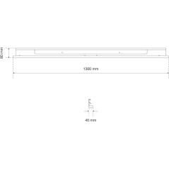 Couvercle de Protection pour Éclairage LED 1300 mm - Transparent, Résistant - Protection et Sécurité - BGS